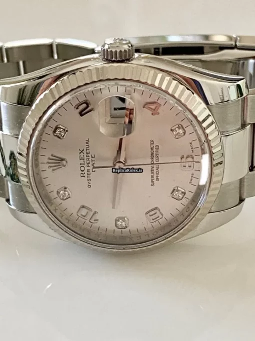 Epic Copies Rolex Oyster Perpetual Date 115234 Caliber 3135 Automatic Movement 34mm Steel Case Mens/unisex Watch - Image 4