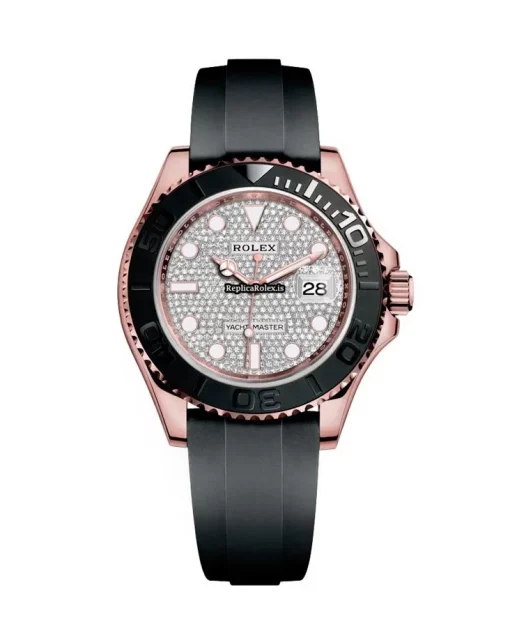 Amazing Fake Rolex Yacht-master 40 126655 Automatic Movement 40mm Rose Gold Case Mens/unisex Watch - Image 2