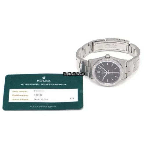 Cool Clone Rolex Air King Precision 14010m Caliber 3130 Automatic Movement 34mm Steel Case Watch - Image 5