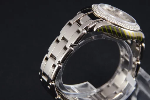 Wonderful Replicas Rolex Pearlmaster 80339 Automatic Automatic Movement 29mm White Gold Case Womens Watch - Image 11