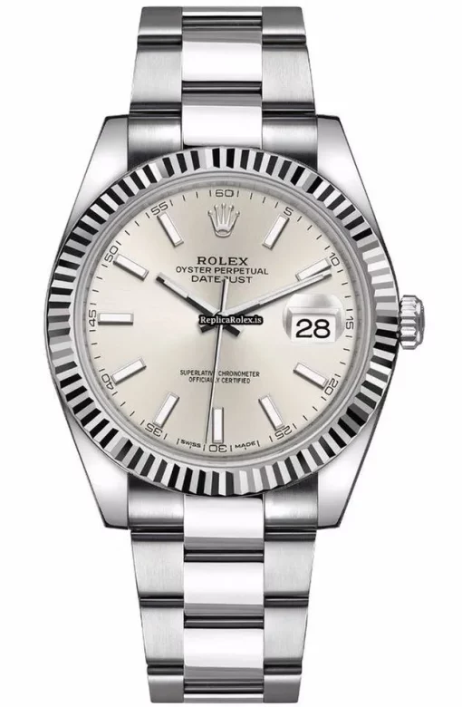 Fantastic Clone Rolex Datejust 126334 Automatic Movement 41mm Steel Case Mens/unisex Watch - Image 2