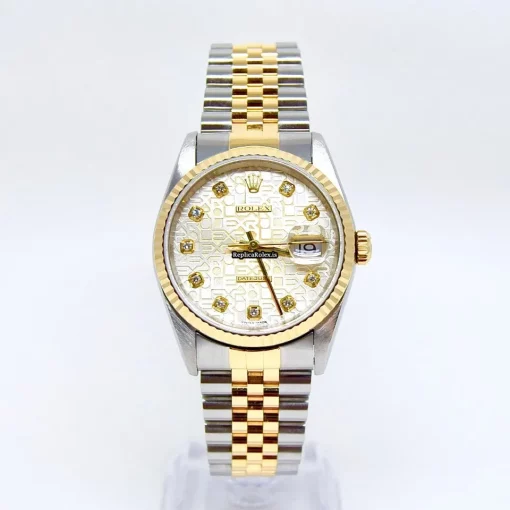 Suitable Imitation Rolex Datejust 16233 Caliber 3135 Automatic Movement 36mm Gold/steel Case Mens/unisex Watch
