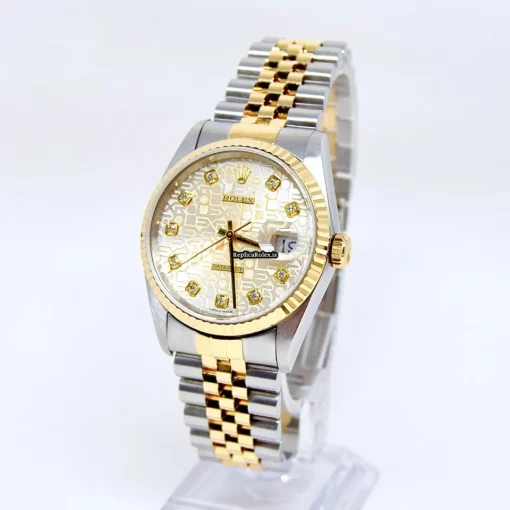 Suitable Imitation Rolex Datejust 16233 Caliber 3135 Automatic Movement 36mm Gold/steel Case Mens/unisex Watch - Image 2