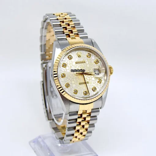 Suitable Imitation Rolex Datejust 16233 Caliber 3135 Automatic Movement 36mm Gold/steel Case Mens/unisex Watch - Image 3