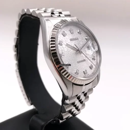Recommend Replica Rolex Datejust 16234j Caliber 3135 Automatic Movement 36mm Steel Case Mens/unisex Watch - Image 3