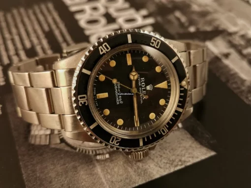Fine Clone Rolex Submariner 5513 Caliber 1520 Automatic Movement 40mm Steel Case Mens/unisex Watch - Image 7