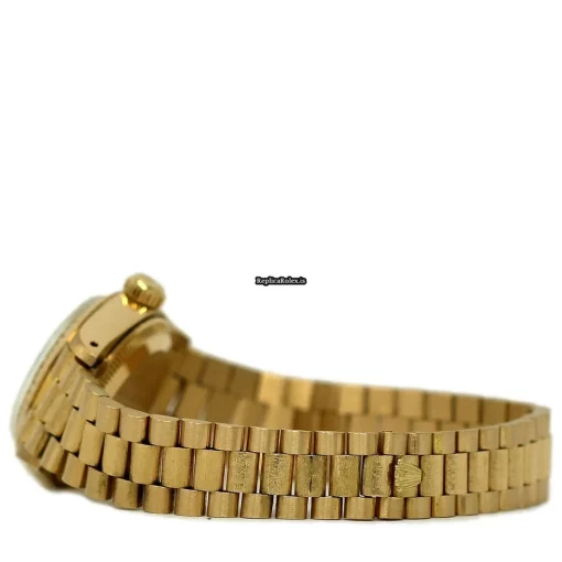 Incredible Replica Rolex Lady-datejust 6917 Automatic Movement 26mm Yellow Gold Case Womens Watch - Image 3
