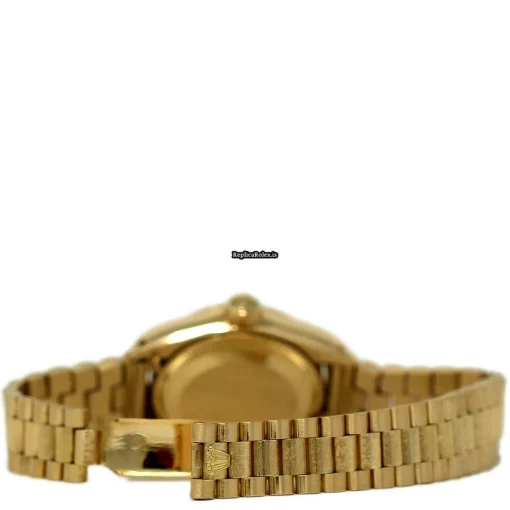 Incredible Replica Rolex Lady-datejust 6917 Automatic Movement 26mm Yellow Gold Case Womens Watch - Image 4