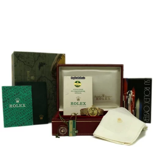 Incredible Replica Rolex Lady-datejust 6917 Automatic Movement 26mm Yellow Gold Case Womens Watch - Image 5
