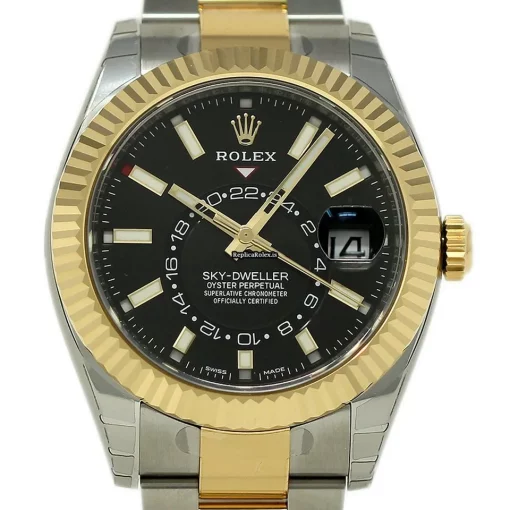 Appealing Fake Rolex Sky-dweller 326933 Caliber 9001 Automatic Movement 42mm Steel Case Mens/unisex Watch