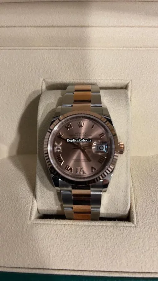 Incredible Fakes Rolex Datejust 126231 Automatic Movement 36mm Gold/steel Case Mens/unisex Watch