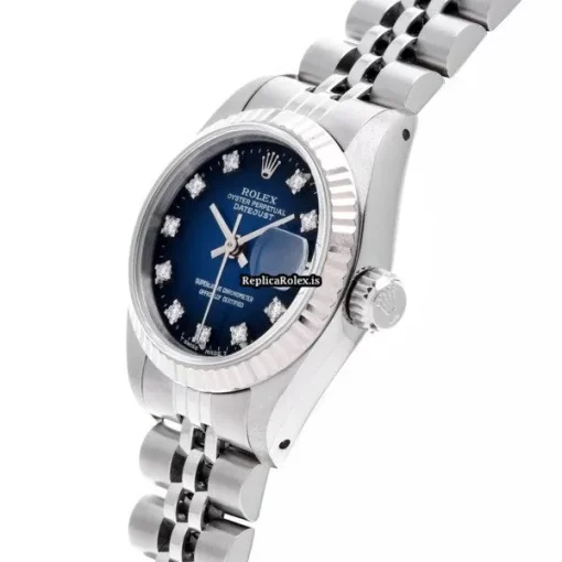 Stylish Replica Rolex Lady-datejust 69174g Automatic Movement 26mm Steel Case Womens Watch - Image 2