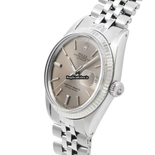 Luxury Replica Rolex Datejust 1601 Caliber 1570 Automatic Movement Steel Case Watch - Image 2