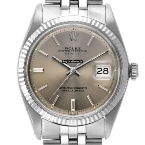 Luxury Replica Rolex Datejust 1601 Caliber 1570 Automatic Movement Steel Case Watch - Image 5