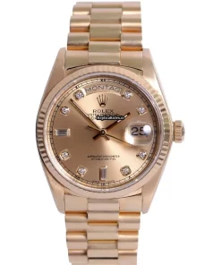 Distinctive Fake Rolex Day-date 36 18038 Automatic Movement 36mm Yellow Gold Case Mens/unisex Watch