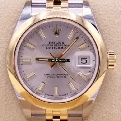 1:1 Fake Rolex Lady-datejust 279163 Automatic Movement 28mm Gold/steel Case Womens Watch