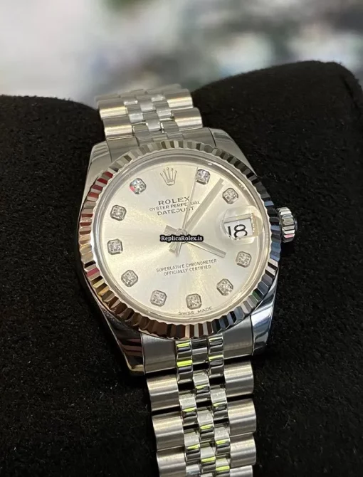 Affordable Imitation Rolex Lady-datejust 178274 Automatic Movement 31mm Steel Case Womens Watch - Image 2