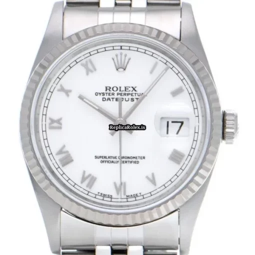 Cool Replica Rolex Datejust 16234 Caliber 3135 Automatic Movement 36mm Steel Case Watch - Image 6