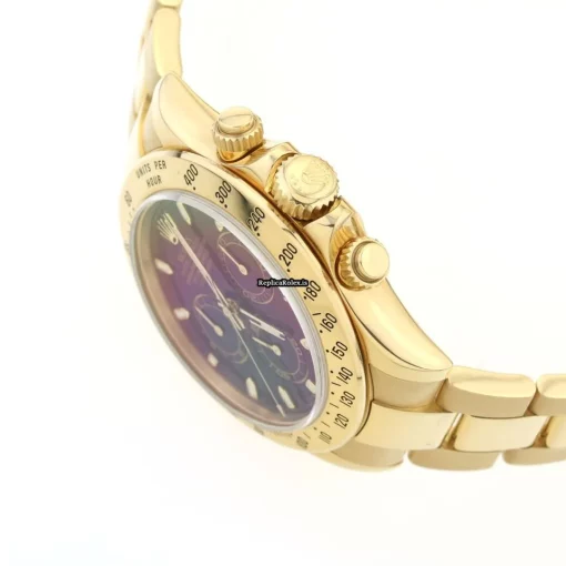 Marvellous Copy Rolex Daytona 116528 Automatic Movement 40mm Yellow Gold Case Watch - Image 3