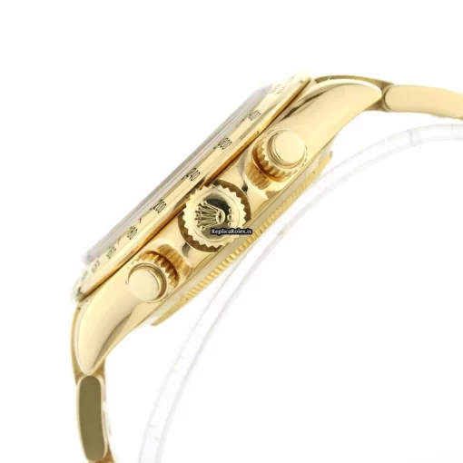 Marvellous Copy Rolex Daytona 116528 Automatic Movement 40mm Yellow Gold Case Watch - Image 5