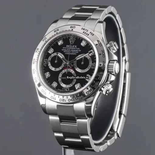 Attractive Replica Rolex Daytona 116509 Caliber 4130 Automatic Movement 40mm White Gold Case Mens/unisex Watch - Image 3