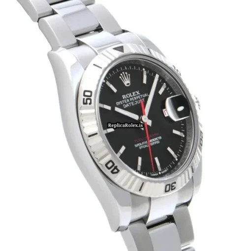 Affordable Replica Rolex Datejust Turn-o-graph 116264 Caliber 3135 Automatic Movement 36mm Steel Case Watch - Image 3