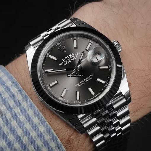 Terrific Imitation Rolex Datejust 126334 Automatic Movement 41mm Steel Case Mens/unisex Watch - Image 13