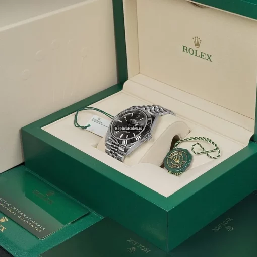 Terrific Imitation Rolex Datejust 126334 Automatic Movement 41mm Steel Case Mens/unisex Watch - Image 14