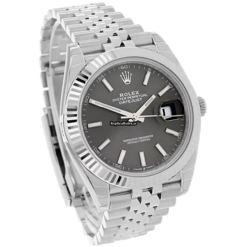 Terrific Imitation Rolex Datejust 126334 Automatic Movement 41mm Steel Case Mens/unisex Watch - Image 4