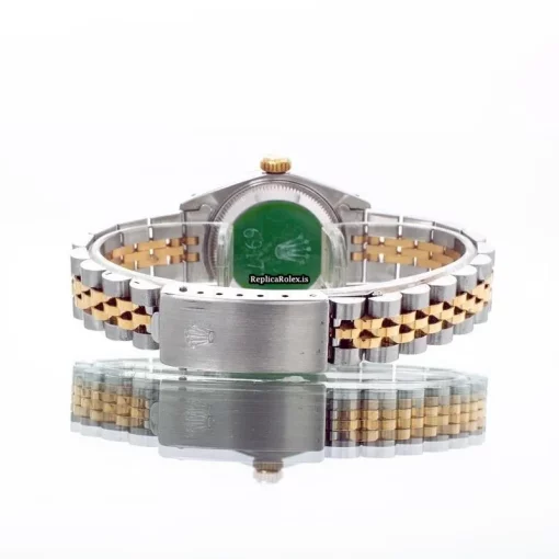 Superior Fake Rolex Lady-datejust 69173 Automatic Movement 26mm Gold/steel Case Womens Watch - Image 4