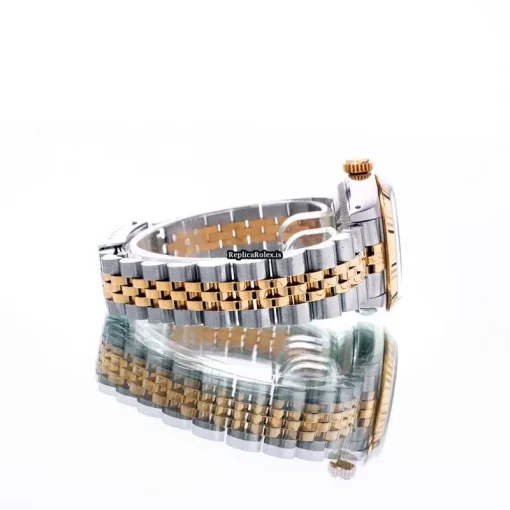 Superior Fake Rolex Lady-datejust 69173 Automatic Movement 26mm Gold/steel Case Womens Watch - Image 5
