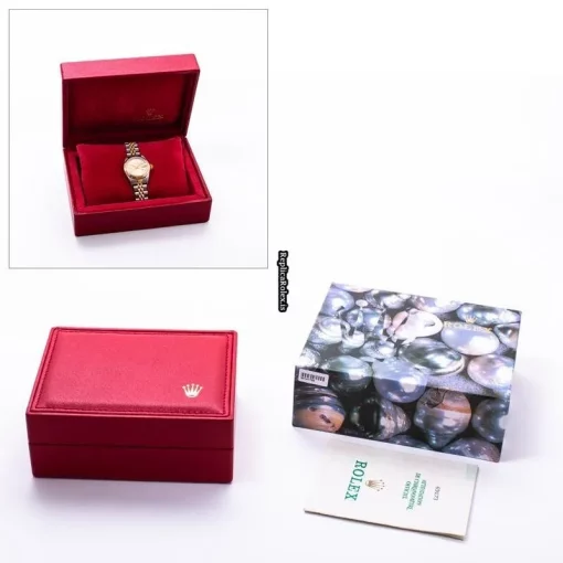 Superior Fake Rolex Lady-datejust 69173 Automatic Movement 26mm Gold/steel Case Womens Watch - Image 8