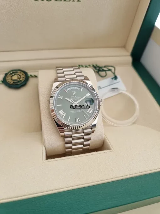 Special Replica Rolex Day-date 40 228239 Caliber 3255 Automatic Movement 40mm White Gold Case Mens/unisex Watch - Image 8