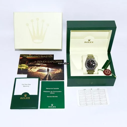 Excellent Replica Rolex Explorer II 16570 Caliber 3185 Automatic Movement 40mm Steel Case Mens/unisex Watch - Image 5