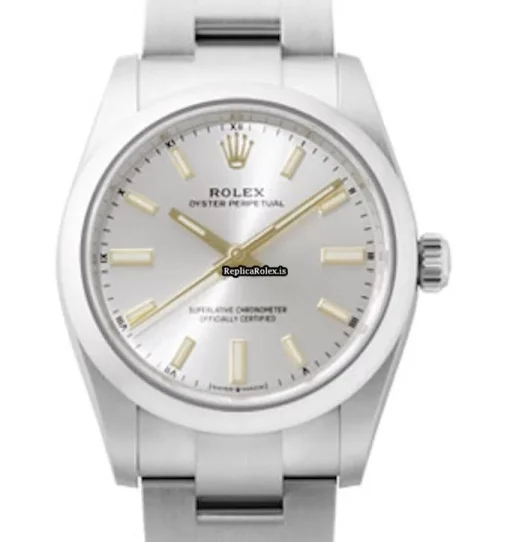 Fabulous Replica Rolex Oyster Perpetual 34 124200 Caliber 2232 Automatic Movement 34mm Steel Case Mens/unisex Watch