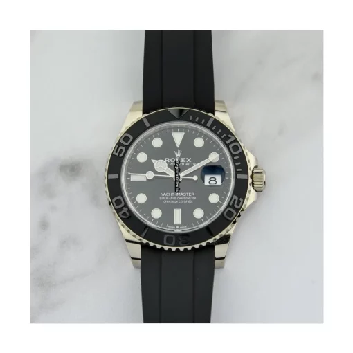 Wonderful Replica Rolex Yacht-master 42 226659 Caliber 3235 Automatic Movement 42mm White Gold Case Mens/unisex Watch - Image 2