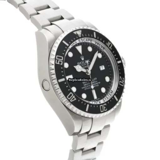 Luxury Fake Rolex Sea-dweller Deepsea 116660 Caliber 3135 Automatic Movement 44mm Steel Case Watch - Image 3