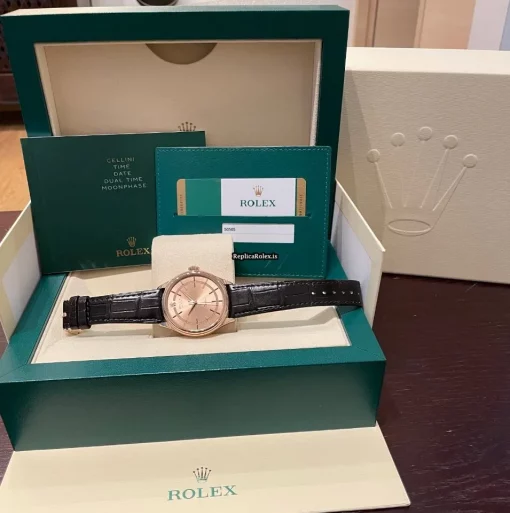 Cool Knockoff Rolex Cellini Time 50505 Automatic Movement Mens/unisex Watch - Image 2