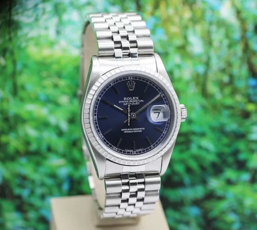 Durable Fake Rolex Datejust 16220 Caliber 3135 Automatic Movement 36mm Steel Case Mens/unisex Watch - Image 6