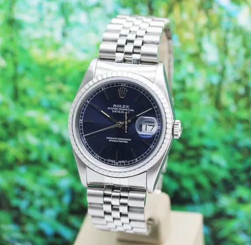 Durable Fake Rolex Datejust 16220 Caliber 3135 Automatic Movement 36mm Steel Case Mens/unisex Watch - Image 9