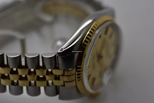 Offering Replica Rolex Datejust 1601 Automatic Movement 36mm Gold/steel Case Mens/unisex Watch - Image 4