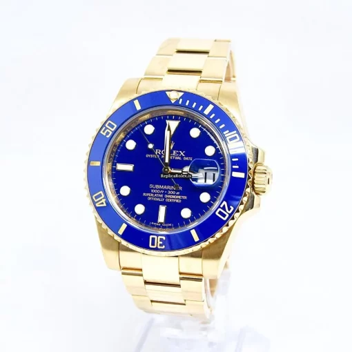 Mind-boggling Replica Rolex Submariner Date 116618lb Caliber 3135 Automatic Movement 40mm Yellow Gold Case Mens/unisex Watch - Image 2