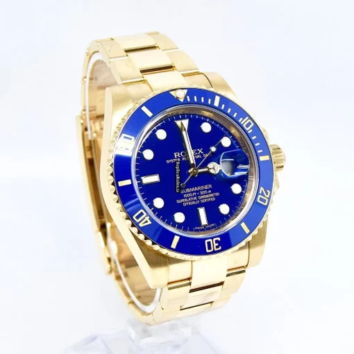 Mind-boggling Replica Rolex Submariner Date 116618lb Caliber 3135 Automatic Movement 40mm Yellow Gold Case Mens/unisex Watch - Image 3