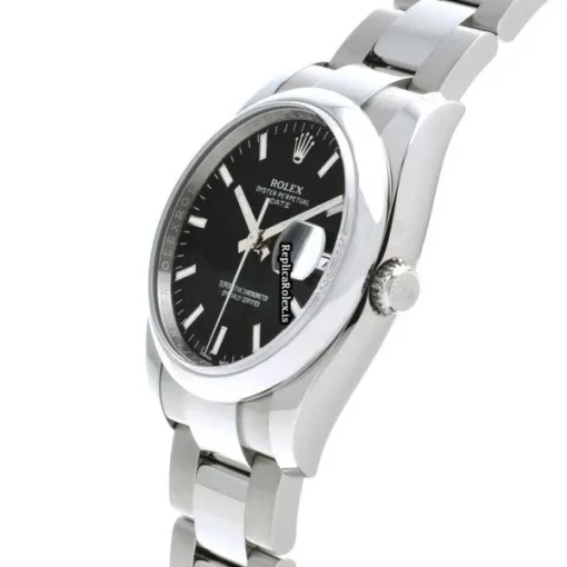 Trustworthy Replica Rolex Oyster Perpetual Date 115200 Caliber 3135 Automatic Movement 34mm Steel Case Watch - Image 2