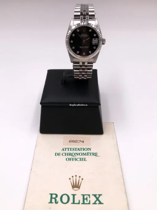 Discount Copies Rolex Lady-datejust 68274 Caliber 2135 Automatic Movement 31x30mm Gold/steel Case Womens Watch - Image 2