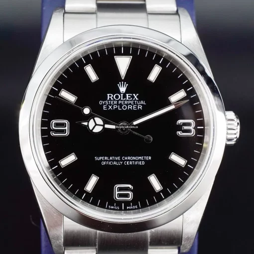Swiss Replica Rolex Explorer 114270 Caliber 3130 Automatic Movement 36mm Steel Case Mens/unisex Watch - Image 12