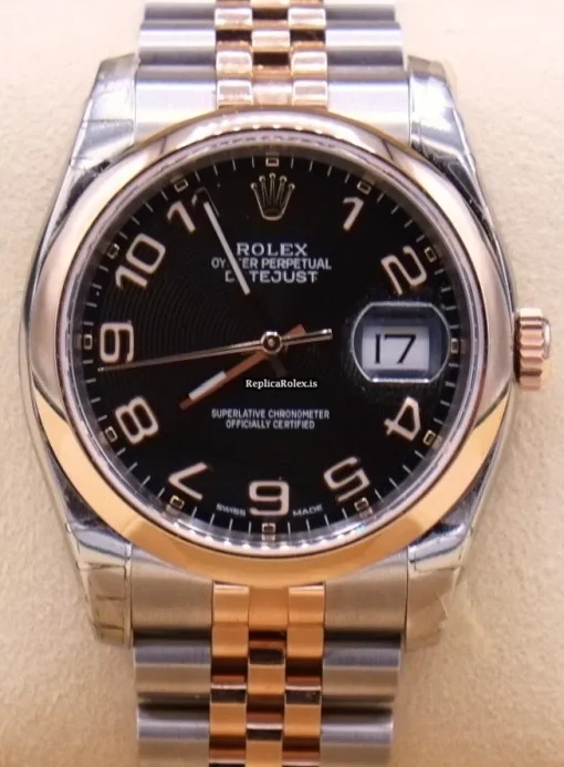 Design Replica Rolex Datejust 116201 Automatic Movement 36mm Gold/steel Case Mens/unisex Watch