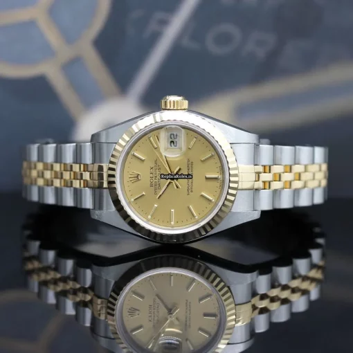 Luxury Replica Rolex Lady-datejust 79173 Caliber 2235 Automatic Movement 26mm Steel Case Womens Watch - Image 3