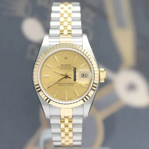 Luxury Replica Rolex Lady-datejust 79173 Caliber 2235 Automatic Movement 26mm Steel Case Womens Watch - Image 4