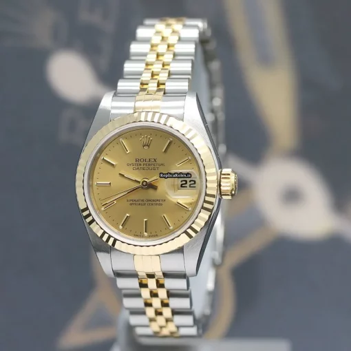 Luxury Replica Rolex Lady-datejust 79173 Caliber 2235 Automatic Movement 26mm Steel Case Womens Watch - Image 9